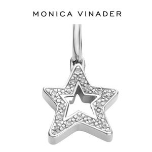 Monica Vinader Alphabet Star Diamond Necklace